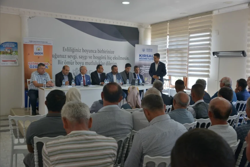 Bursa Büyükşehir Belediyesi Orhaneli’nde muhtarlarla buluştu, kırsal mahallelerin ihtiyaçları masaya yatırıldı