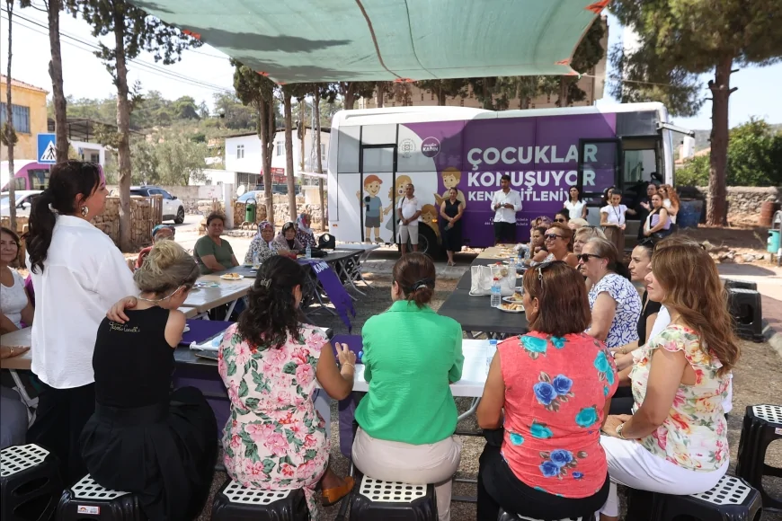Muğla’da Gezici Da(Ya)Nışma Otobüsü kırsaldaki kadın ve çocuklara destek hizmeti ulaştırıyor