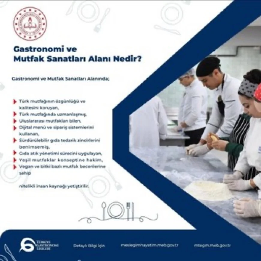 Türkiye Gastronomi Liseleri öğrenci alımına başlıyor, yetenek sınavı Eylül ve Ekim’de yapılacak