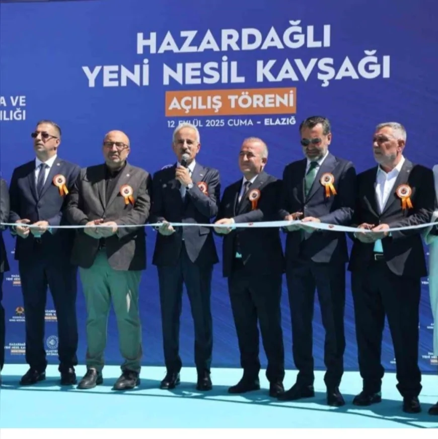 Elazığ Hazardağlı Kavşağı açıldı, şehir içi trafiği rahatlatacak yeni ulaşım ağı hizmete girdi