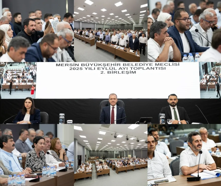 Mersin Büyükşehir Meclisi’nde yol, tarım, su ve eğitim destekleri gündeme alındı!