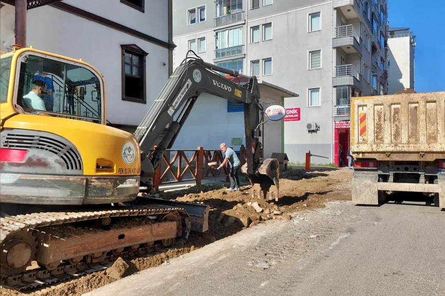 Giresun’da Fatih Caddesi sil baştan yenileniyor, araç ve yaya konforu artırılacak