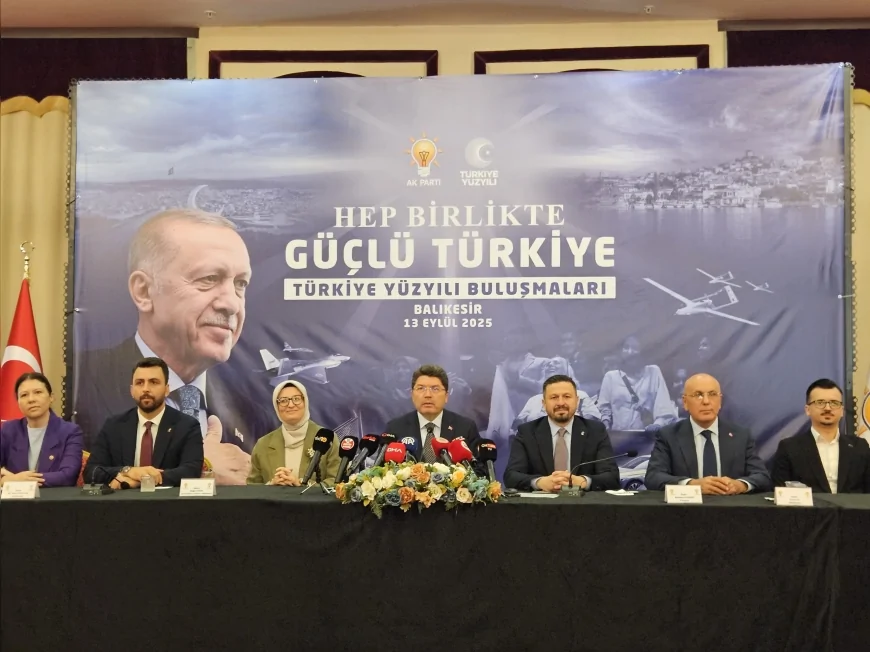 Türkiye Yüzyılı Balıkesir Buluşmaları: Adalet Bakanı Tunç yeni anayasa ve terörsüz Türkiye mesajı verdi