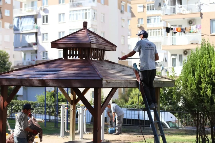 Esentepe Mahallesi’nde 6 park yenilendi: Kepez Belediyesi 9 bin 854 metrekare alanı modernize etti