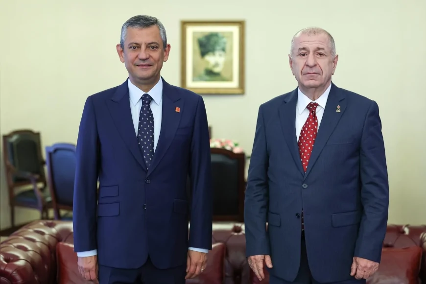 CHP Genel Başkanı Özgür Özel, Zafer Partisi Genel Başkanı Ümit Özdağ ile bir araya geldi