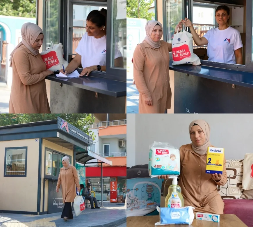 Mersin’de 53 bin 113 destek paketi dar gelirli ailelere ulaştı: ‘El Bebek Gül Bebek’ projesi 5 yıldır sürüyor!