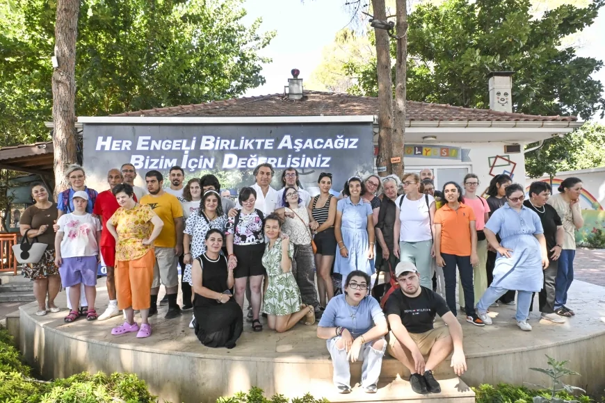 Polonyalı özel eğitim grubu, Muratpaşa Engelsiz Kafe’de projeleri yerinde inceledi