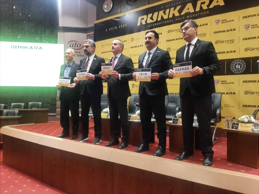 Uluslararası RUNKARA Yarı Maratonu için basın lansmanı yapıldı, dünya rekortmenleri Ankara’da koşacak