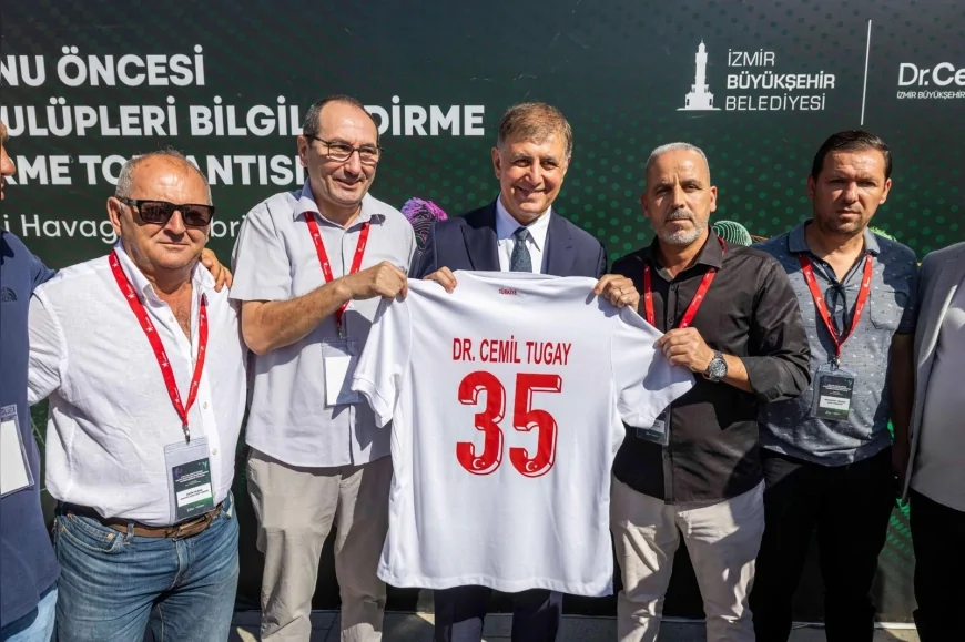 İzmir Büyükşehir Belediye Başkanı Cemil Tugay: "Spor yapan çalışkan çocukları keşfedip desteklemeliyiz"