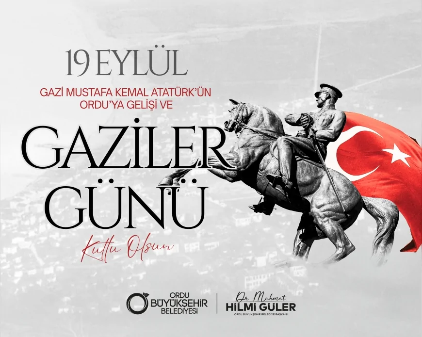 Ordu Büyükşehir Belediye Başkanı Mehmet Hilmi Güler: "Gazilerimiz dünün hatırası değil, bugünün onuru, yarının ilhamıdır"
