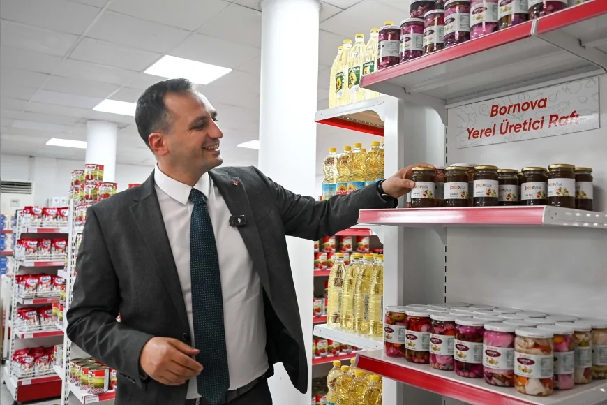 Bornova Belediye Başkanı Ömer Eşki: "Kent Market kredilerini artırarak sosyal adaleti güçlendiriyoruz"