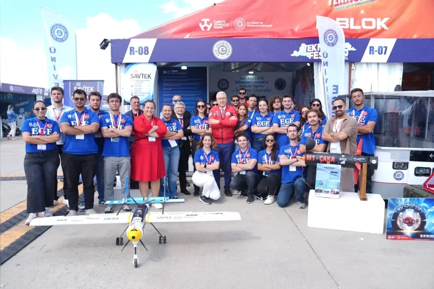 Ege Üniversitesi 81 takımla TEKNOFEST 2025’e katıldı, 13 takım finale kaldı