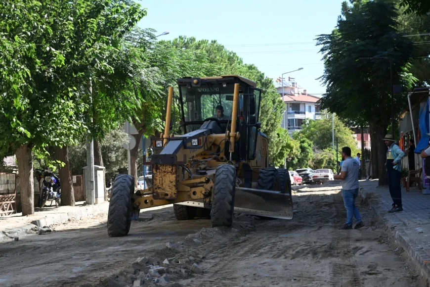 Salihli Seyrantepe Mahallesi 117. Sokak’ta asfalt çalışmaları başlıyor