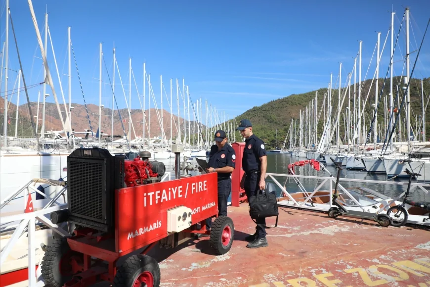 Muğla’da marinalarda yangın riski için 5 bin işletmede denetim yapıldı