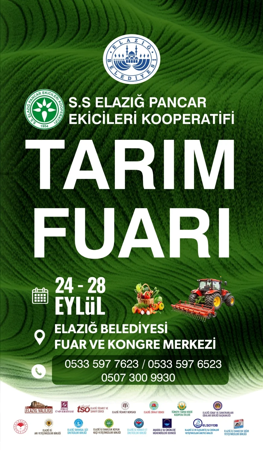 Elazığ Belediyesi Tarım Fuarı gıda, hayvancılık ve teknoloji alanında üreticileri buluşturuyor