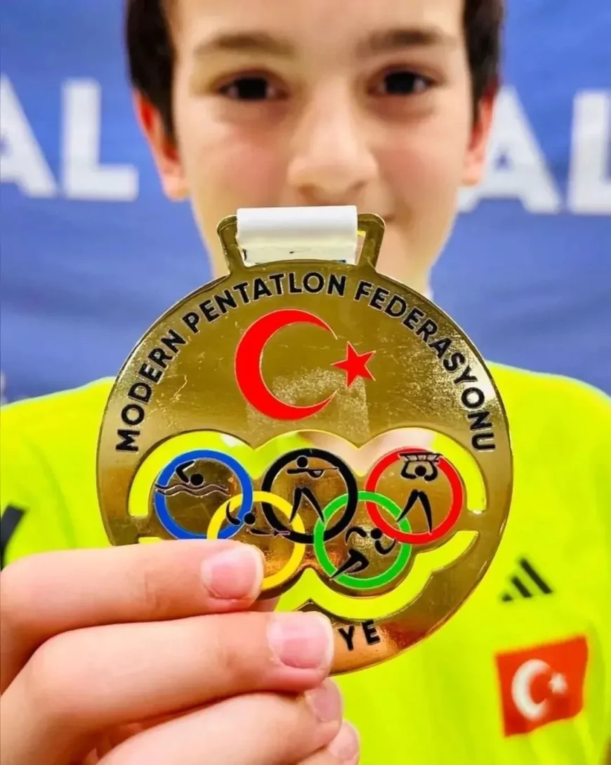 Muğlalı sporcu Kerem Batur Genç pentatlon Türkiye şampiyonluğunu kazandı