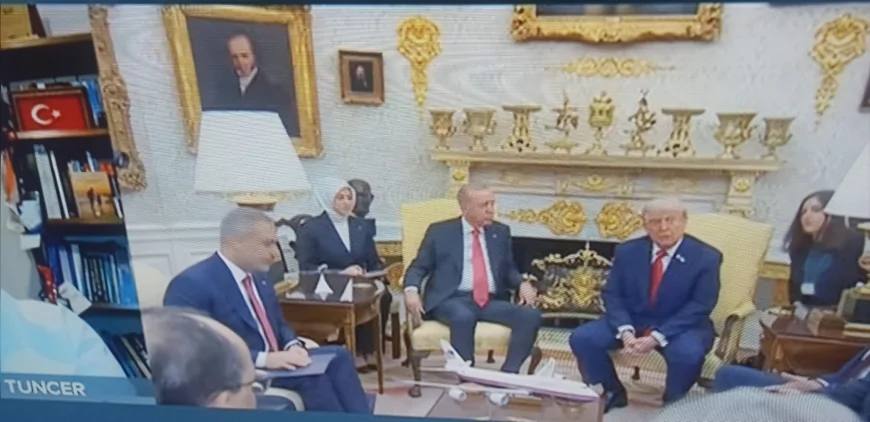 Cumhurbaşkanı Erdoğan ve ABD Başkanı Trump Beyaz Saray’da kritik konuları görüştü