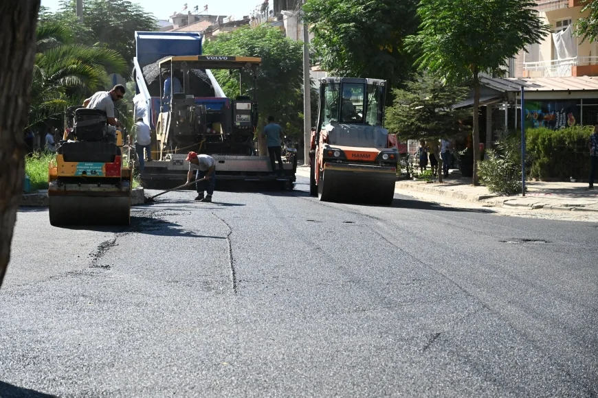Manisa Büyükşehir Belediyesi Salihli ve Kırkağaç’ta 5 Bin Tonluk Asfalt Çalışmasına Başladı