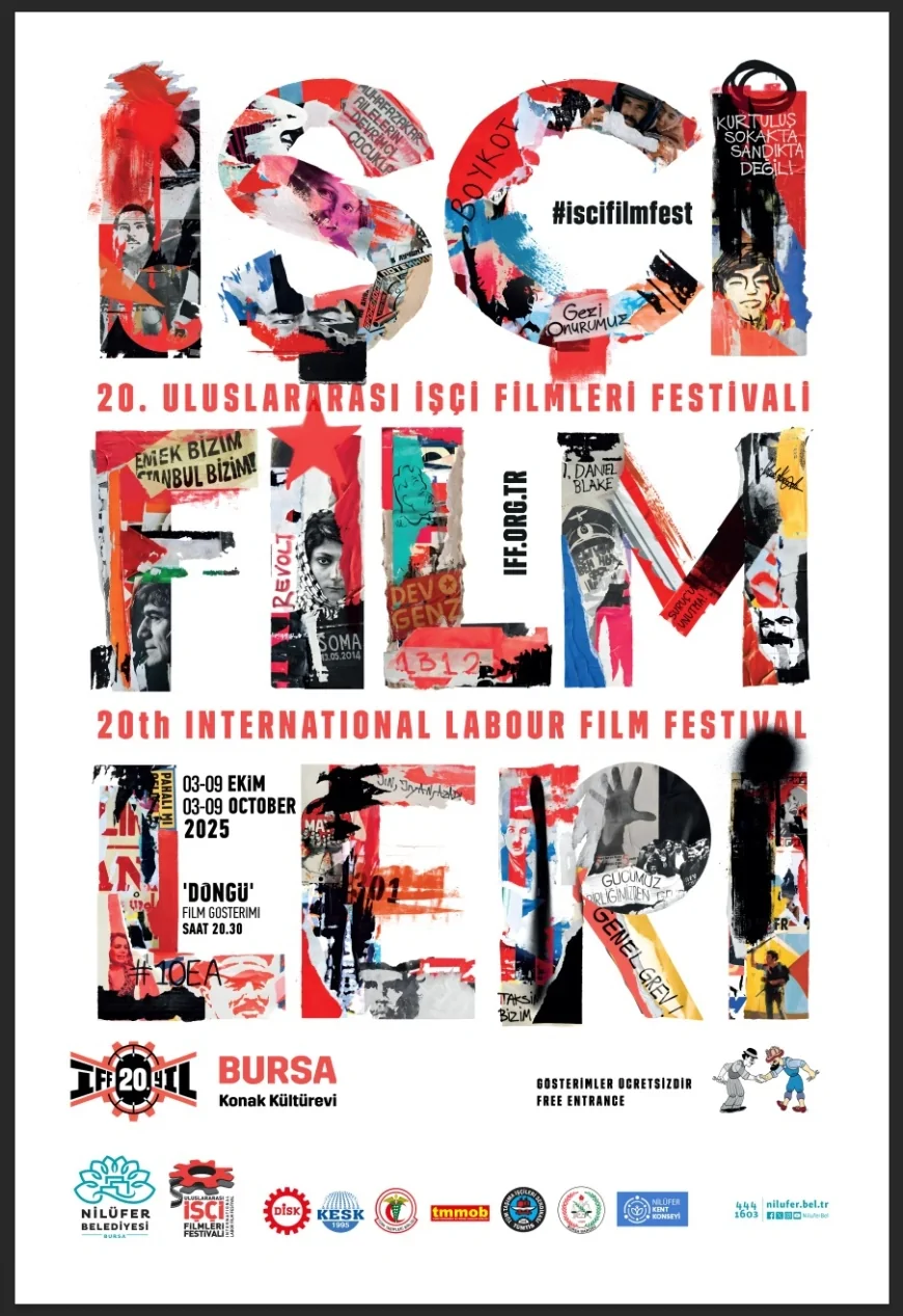 20. Uluslararası İşçi Filmleri Festivali Bursa’da başlıyor: 51 film, söyleşiler ve “Döngü” ile açılış