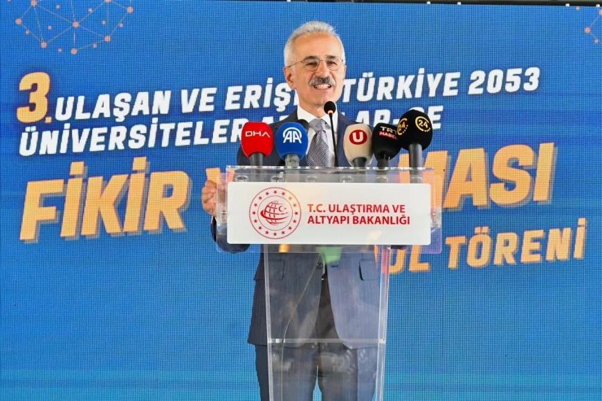Ulaştırma ve Altyapı Bakanı Abdulkadir Uraloğlu: "32 üniversiteden 46 proje ve 82 öğrenciye 4,9 milyon lira ödül veriyoruz"