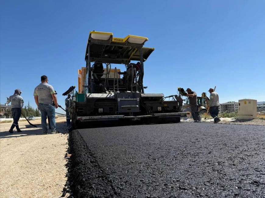 Eskişehir Aşağısöğütönü Mahallesi’nde 1561. Caddede yol yapım çalışmaları başladı