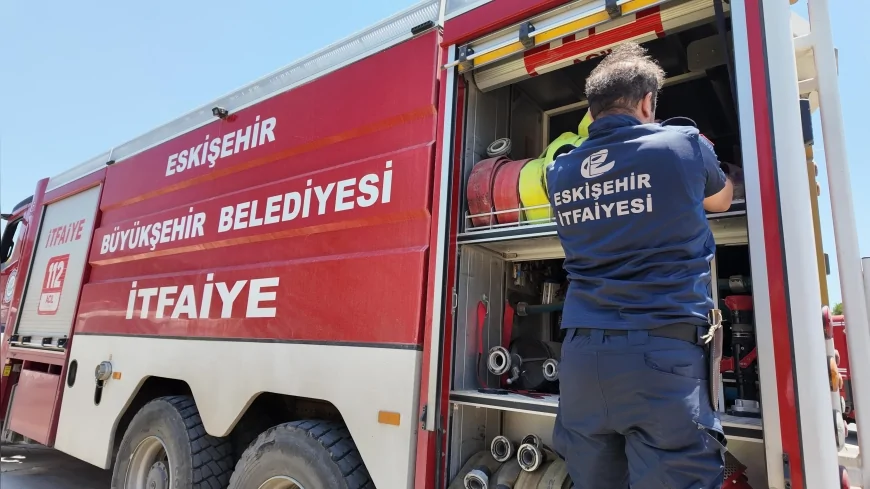 Eskişehir Büyükşehir İtfaiyesi 9 ayda 1573 yangın ve 812 kurtarma operasyonuna müdahale etti
