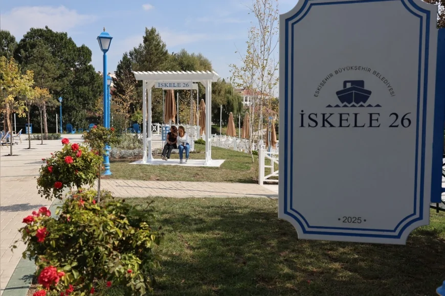 Eskişehir’de Porsuk Nehri kıyısında yeni yaşam alanı İskele 26 hizmete açıldı
