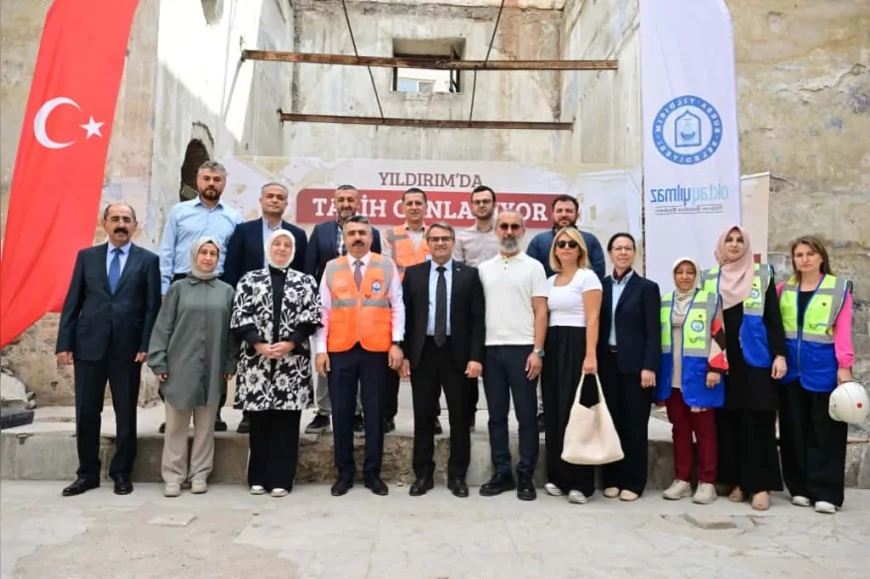 Yıldırım’da tescilli kilise restore ediliyor, Setbaşı Sanat Merkezi olarak yeniden hayat buluyor