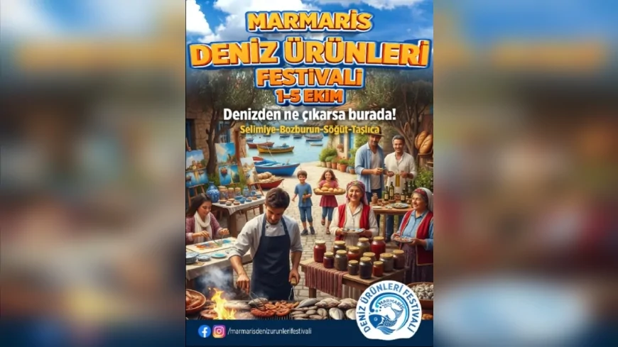 Marmaris’te ilk kez düzenlenecek Deniz Ürünleri Festivali 1 Ekim’de başlıyor