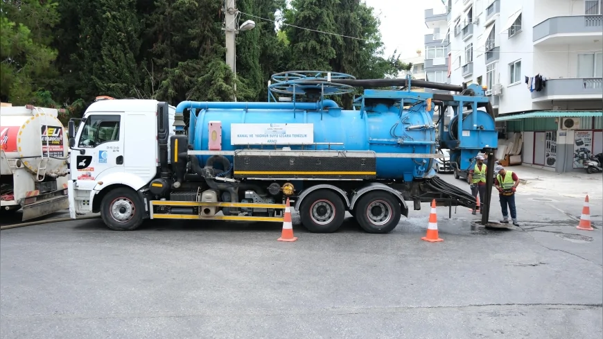 ASAT Alanya’da 60 kilometrelik yağmursuyu hattını robot kamera ve araçlarla temizliyor