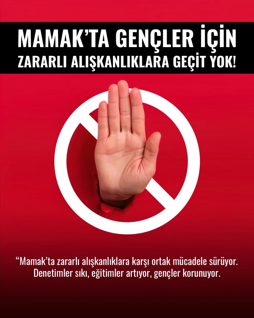 Mamak’ta bağımlılıkla mücadele kapsamında denetimler sıkılaştırıldı, gençler için yeni önlemler devreye alındı