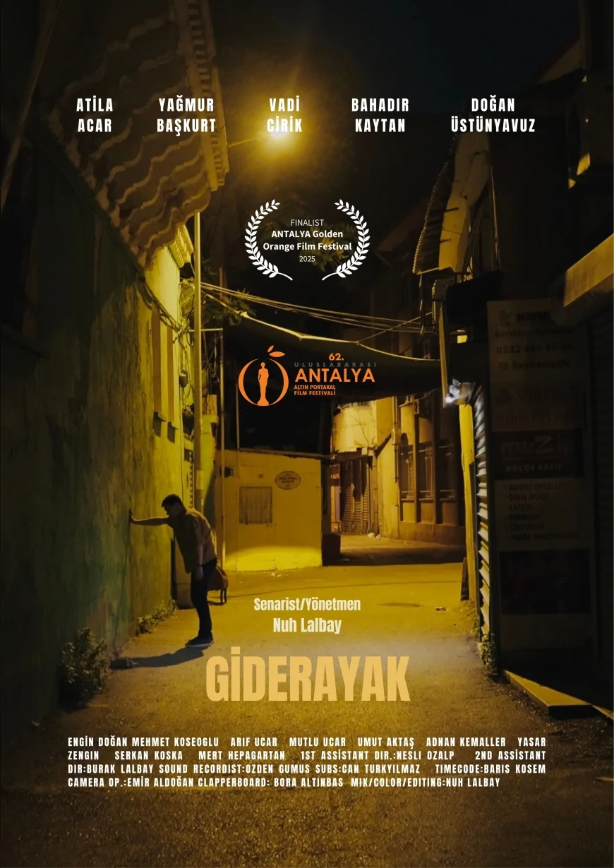 Bornova Belediyesi destekli “Giderayak” kısa filmi Altın Portakal’da finalist oldu