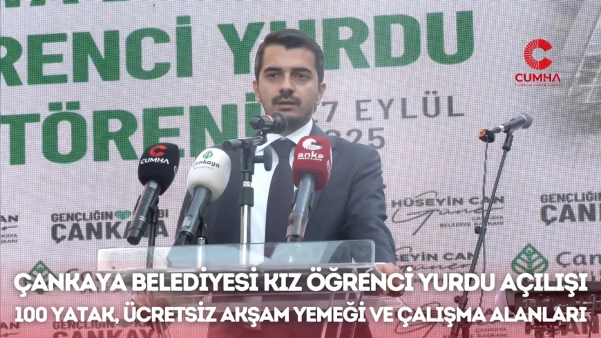 Çankaya Belediye Başkanı Hüseyin Can Güner: "Çankaya’da iki yeni öğrenci yurdu daha açacağız"