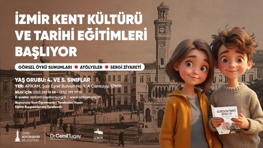 İzmir’de çocuklara özel kent kültürü ve tarihi eğitimleri Ekim ayında başlıyor