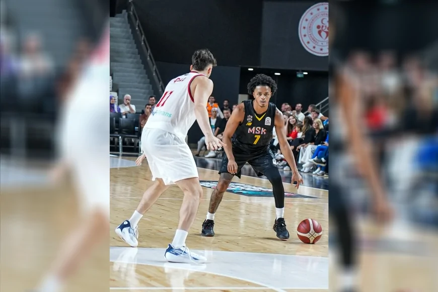 MSK Erkek Basketbol Takımı deplasmanda Glint Manisa’yı farklı yenerek lige lider başladı