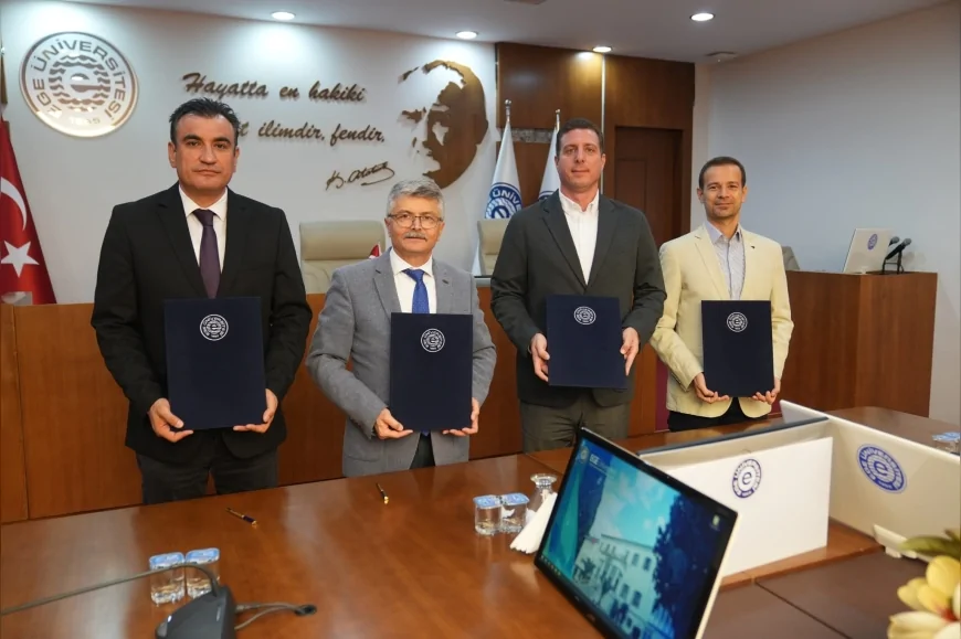 Ege Üniversitesi Ege MYO’dan öğrenciler için sanayi iş birliğini güçlendiren iki yeni protokol