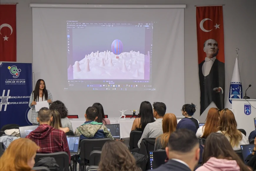 Ankara Büyükşehir Belediyesi öğrenciler için ücretsiz 3D modelleme kursu düzenledi