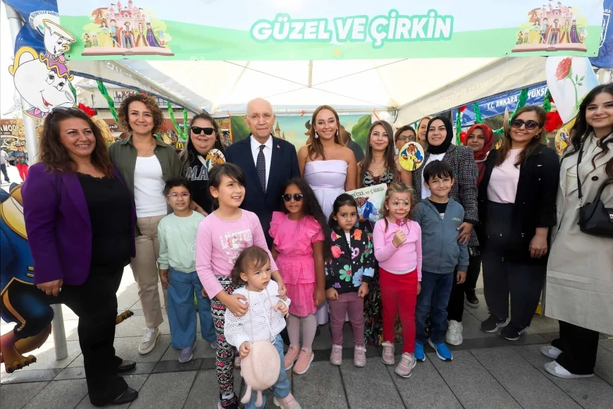 Yenimahalle’de çocuklar için 12 masal çadırında özel etkinlik düzenlendi