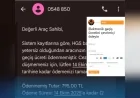 HGS borcu uyarısı kılığında yaygın SMS dolandırıcılığı: 795 TL’lik mobil ödeme linkiyle kişisel veriler hedef alınıyor