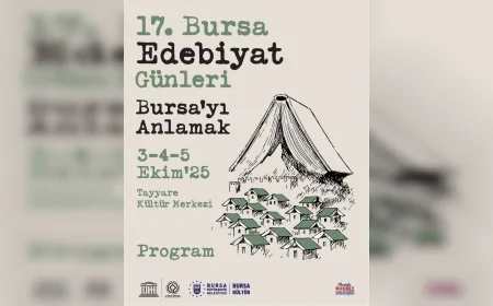 8 yıl aradan sonra düzenlenen 17. Bursa Edebiyat Günleri başlıyor