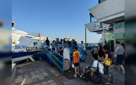 İZDENİZ’in yaz seferlerine yoğun ilgi, Urla ve Mordoğan’a 24 bine yakın yolcu taşındı