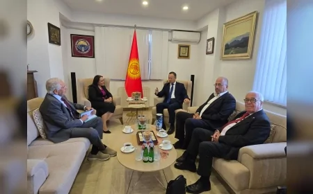 Prof. Dr. Aysun Bay, Kırgızistan Büyükelçisi Kazanbaev ile sağlık turizmi iş birliğini görüştü