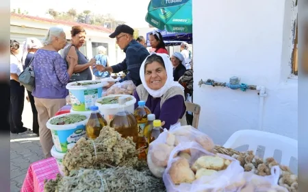 Marmaris Deniz Ürünleri Festivali’nin ikinci gününde Taşlıca tarihi bir gün yaşadı