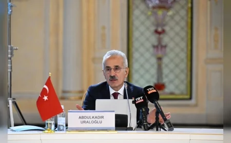 Ulaştırma Bakanı Abdulkadir Uraloğlu: "Türk Devletleri Teşkilatı ülkeleri 1 trilyon doları aşan ekonomik büyüklüğüyle küresel güç potansiyeline sahip"