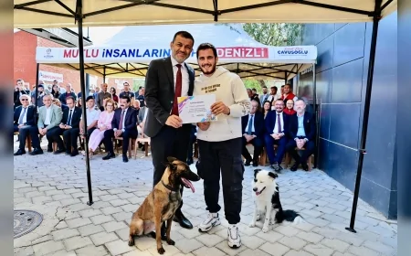 Denizli Büyükşehir ve 17 ilçe belediyesi sokak hayvanları için iş birliği protokolü imzaladı