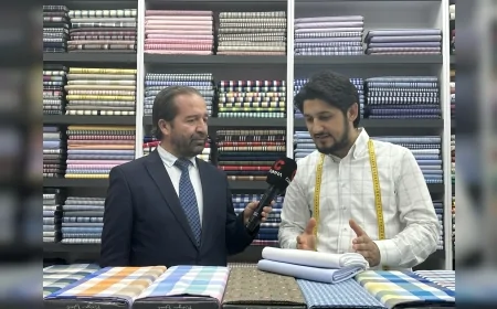 Özen Gömlek Yönetim Kurulu Başkanı Mustafa Batak: “Her meslek grubuna uygun, amaca yönelik pamuklu kumaş öneriyoruz.”