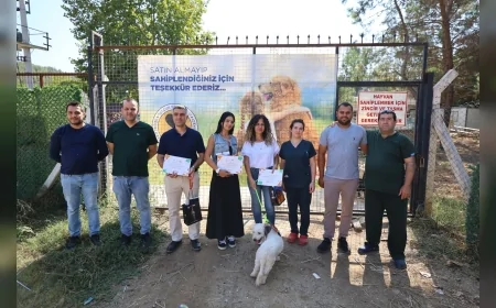 Efes Selçuk’ta 4 Ekim Dünya Hayvanları Koruma Günü’nde barınaktan sahiplenme çağrısı