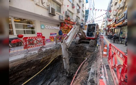 İZSU Alsancak, Kültür ve Mimar Sinan Mahallelerinde 250 Milyon Liralık Altyapı Dönüşümünü Başlattı