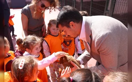 Çankaya Belediyesi’nden 4 Ekim Hayvanları Koruma Günü etkinliği: Minik öğrenciler barınakta patili dostlarla buluştu