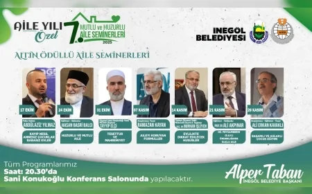 İnegöl Belediyesi’nin “Aile Okulu” 7’nci dönemi başlıyor: Her hafta farklı konular, altın ödüllü sınav